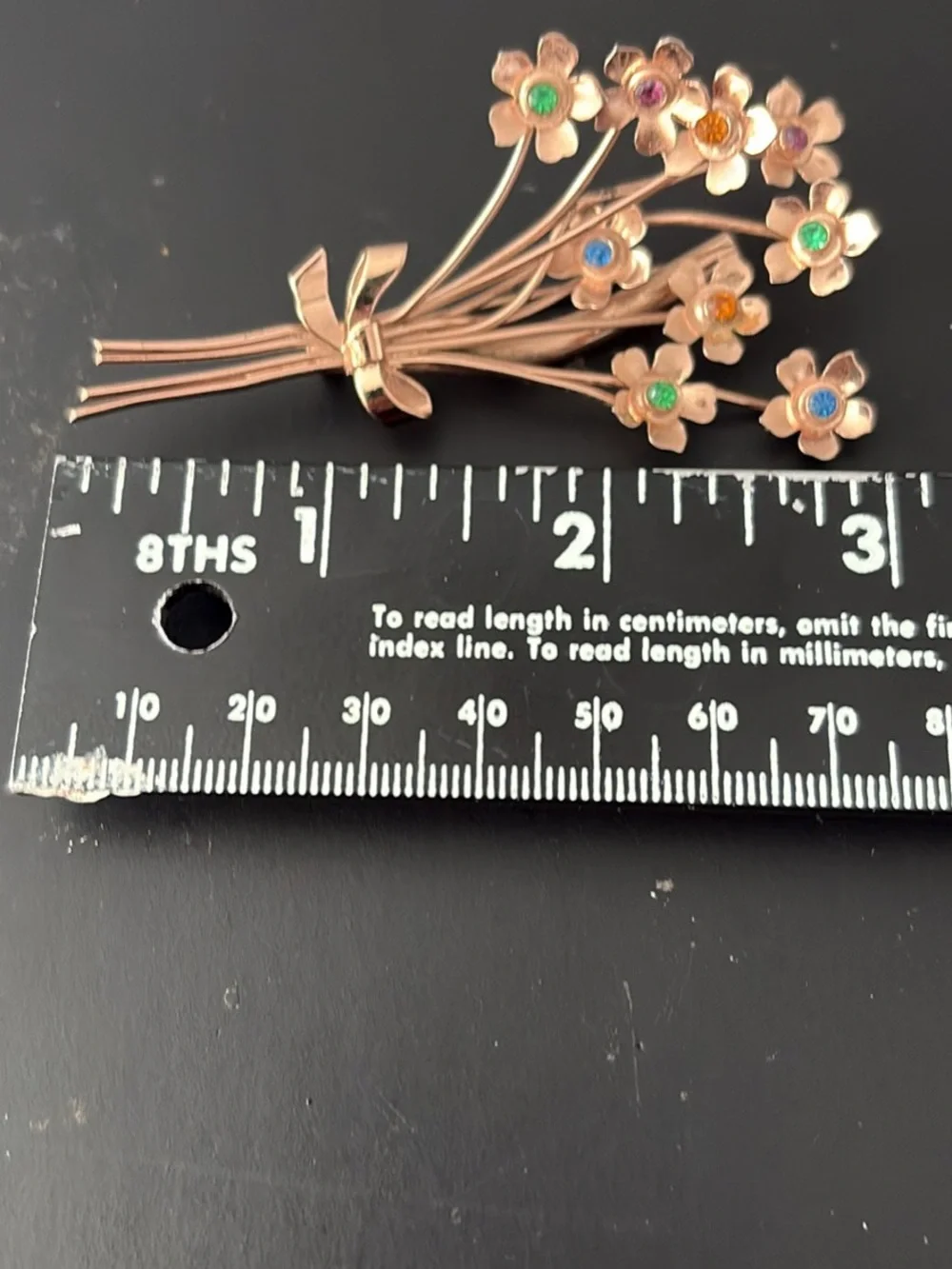 1940’s Coro Sterling Flower Bouquet brooch